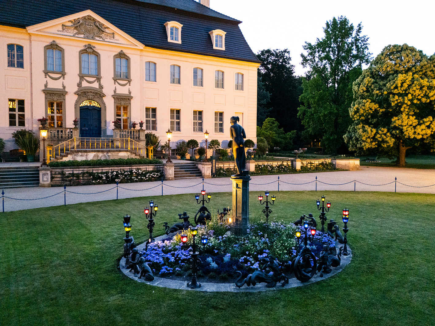 Schloss und Park Branitz mit Venusbeet
