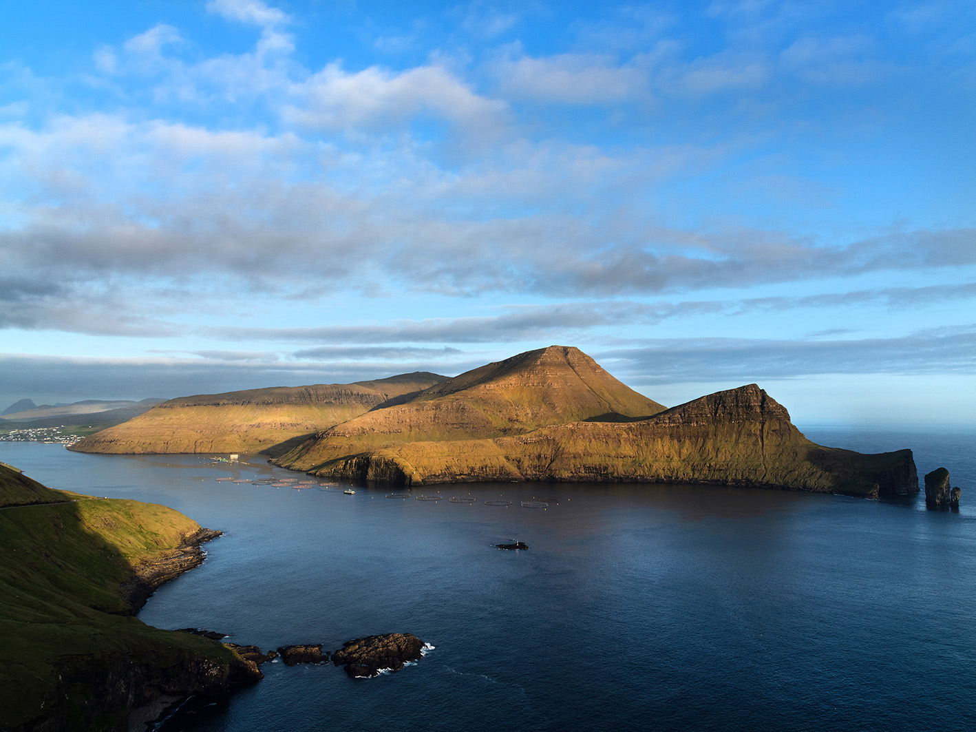 Dranganir Halbinsel auf Vagar Faeroeer Inseln